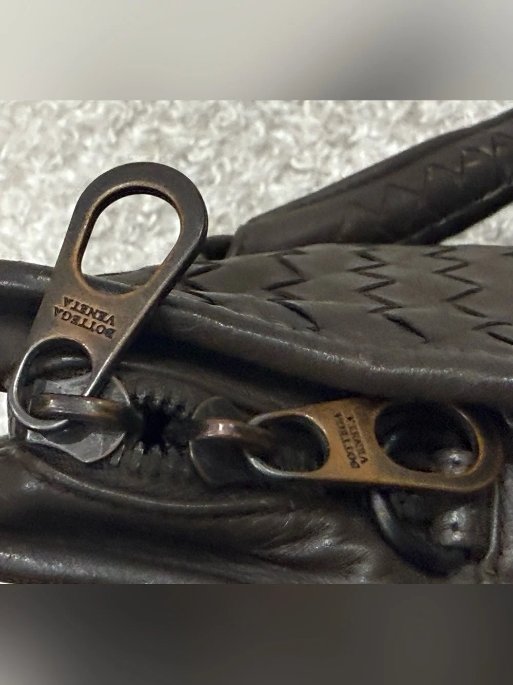 Bottega Veneta Intrecciato Leather Briefcase Business Laptop Bag